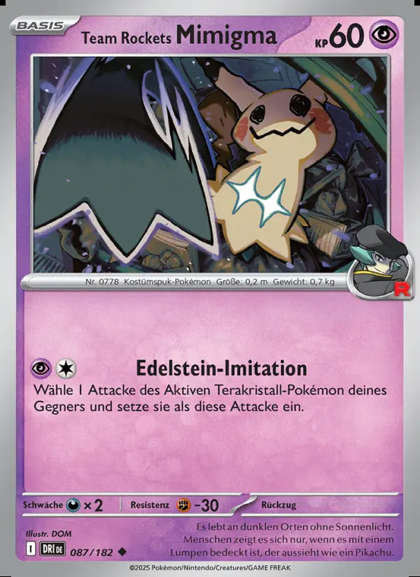 Image of the card Team Rockets Mimigma