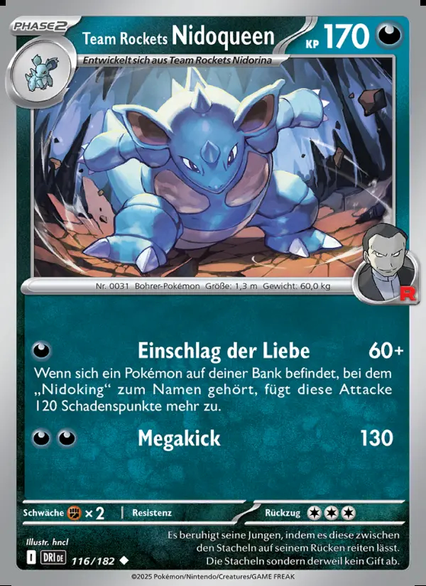 Image of the card Team Rockets Nidoqueen