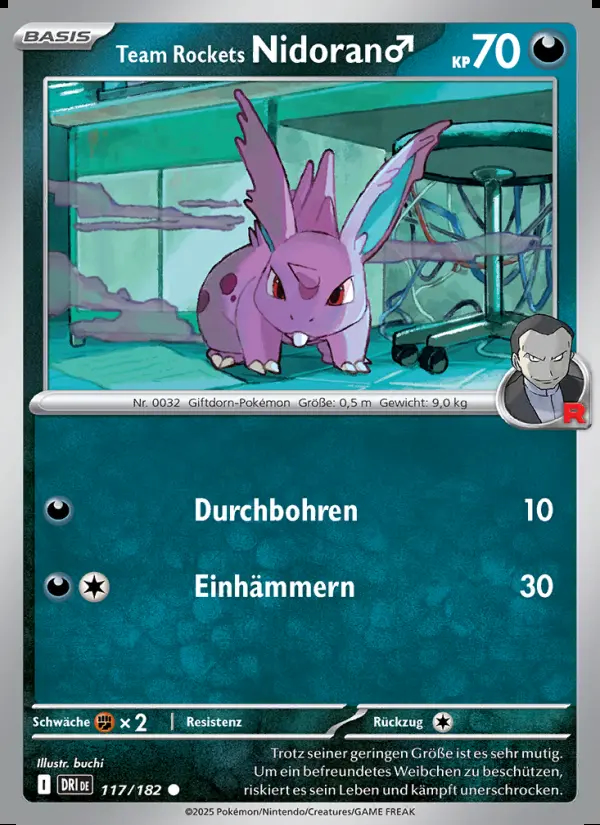 Image of the card Team Rockets Nidoran♂