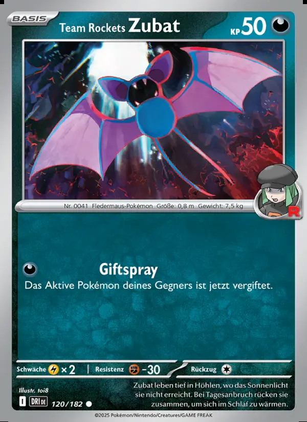 Image of the card Team Rockets Zubat