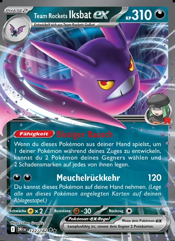 Image of the card Team Rockets Iksbat-ex