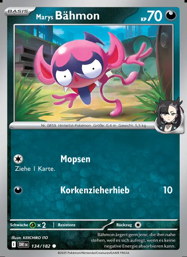 Image of the card Marys Bähmon