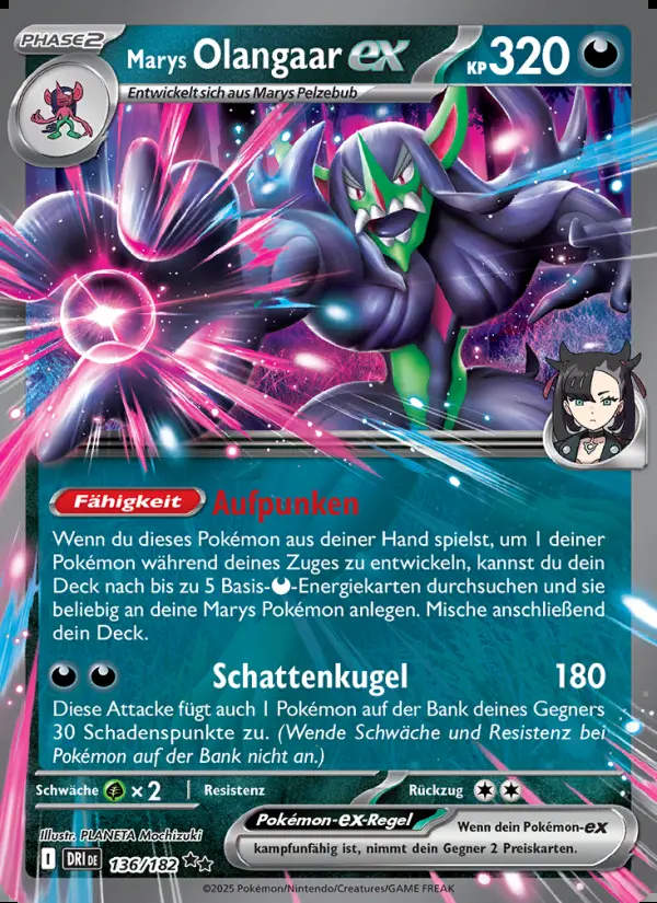 Image of the card Marys Olangaar-ex