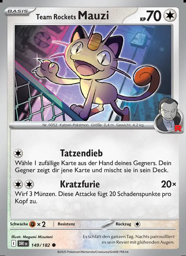 Image of the card Team Rockets Mauzi