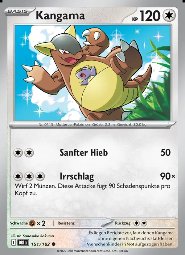 Image of the card Kangama