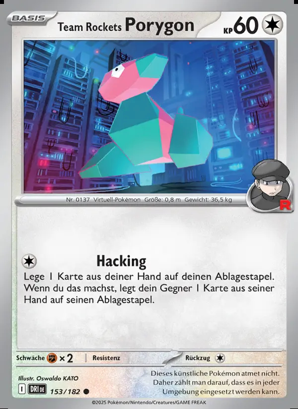 Image of the card Team Rockets Porygon
