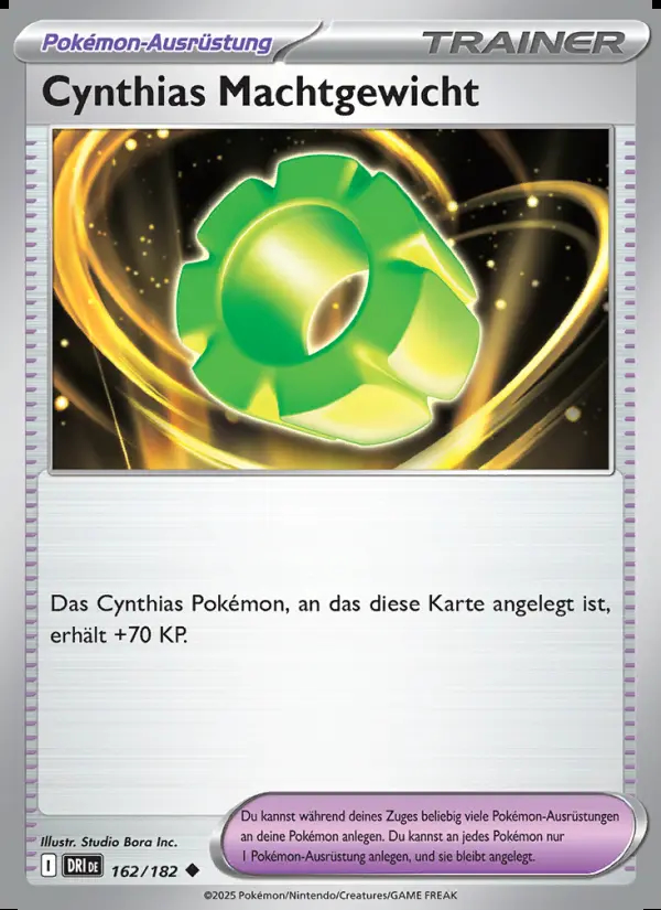 Image of the card Cynthias Machtgewicht