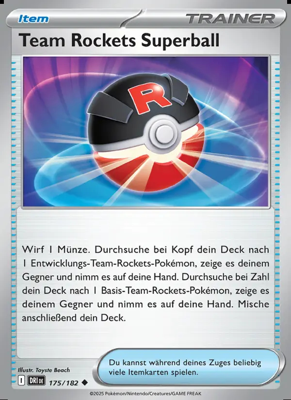 Image of the card Team Rockets Superball