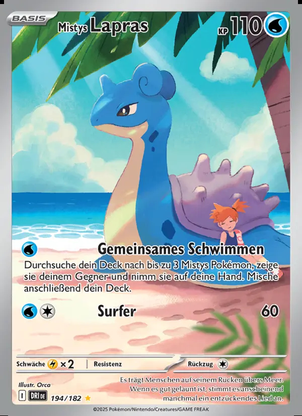 Image of the card Mistys Lapras