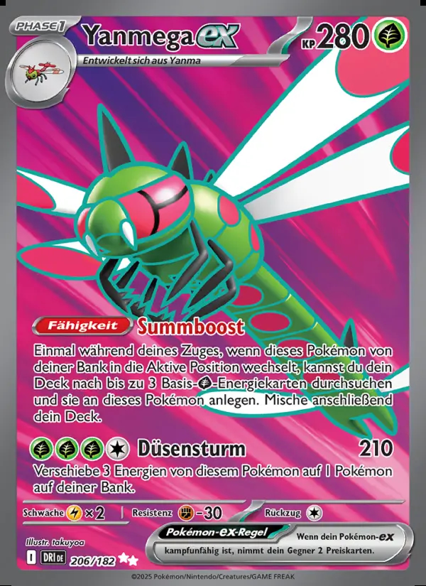 Image of the card Yanmega-ex
