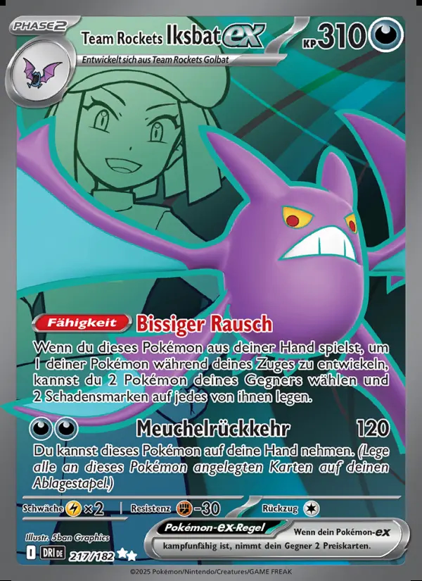 Image of the card Team Rockets Iksbat-ex