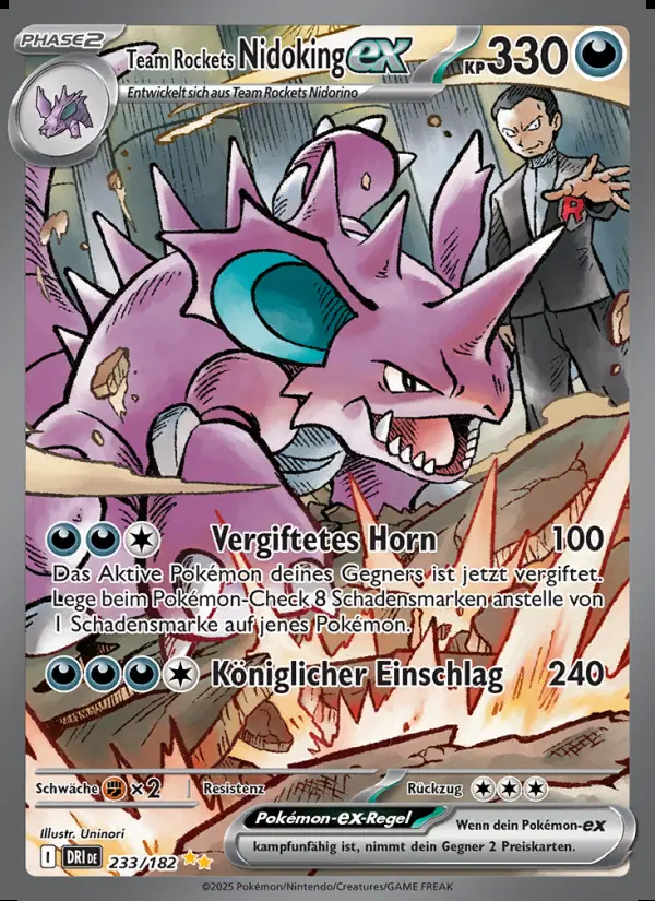 Image of the card Team Rockets Nidoking-ex