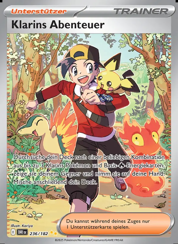 Image of the card Klarins Abenteuer