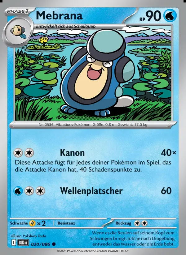 Image of the card Mebrana
