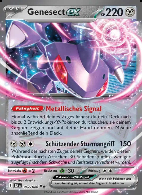 Image of the card Genesect-ex