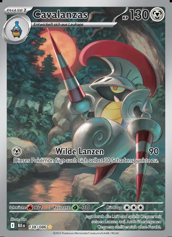Image of the card Cavalanzas