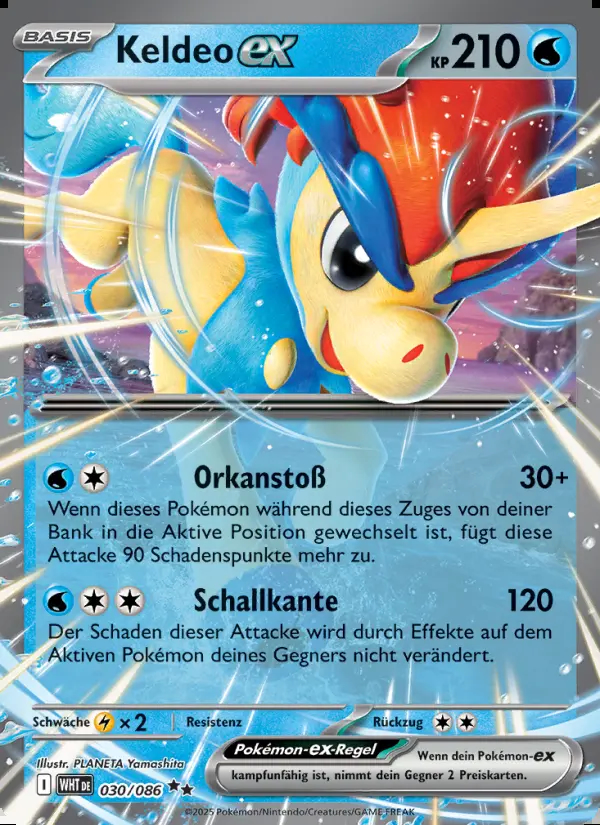 Image of the card Keldeo-ex