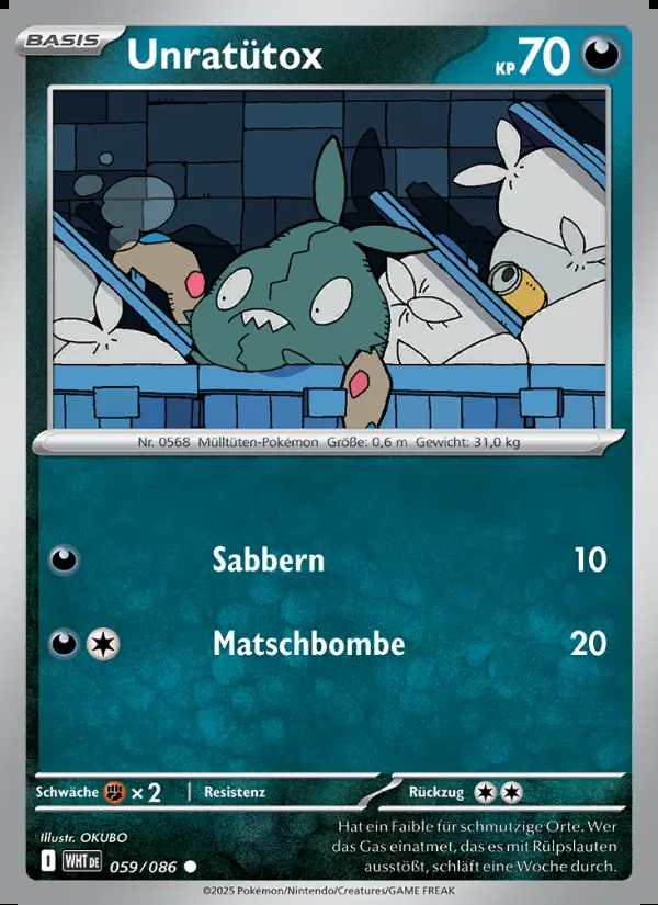 Image of the card Unratütox