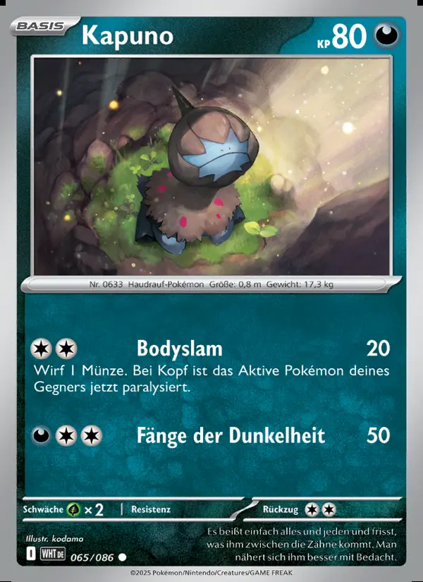 Image of the card Kapuno