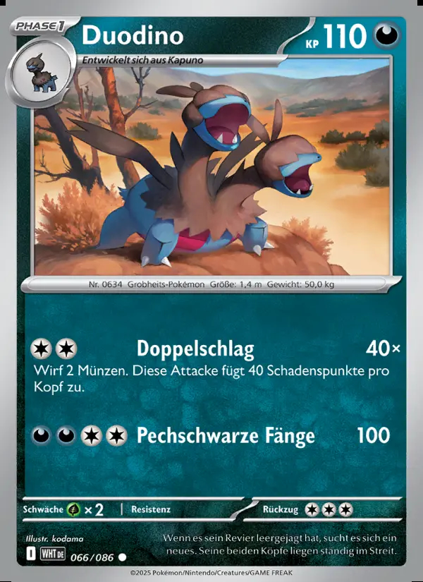 Image of the card Duodino