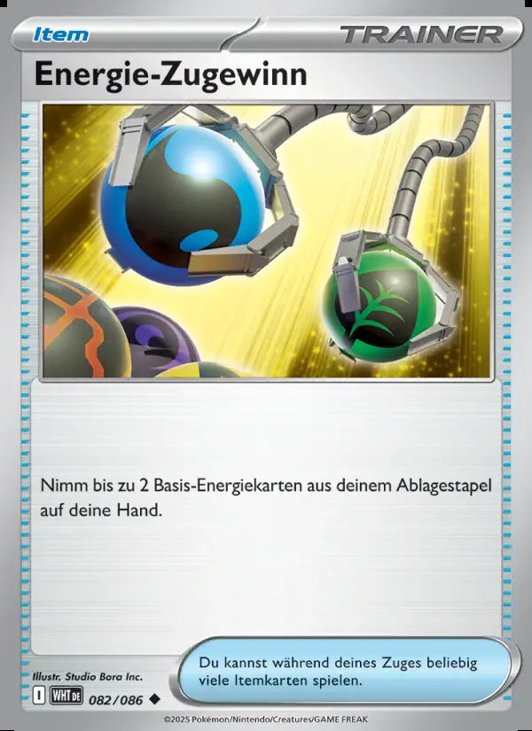 Image of the card Energie-Zugewinn