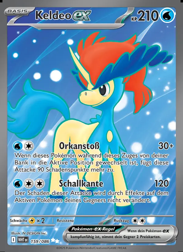 Image of the card Keldeo-ex