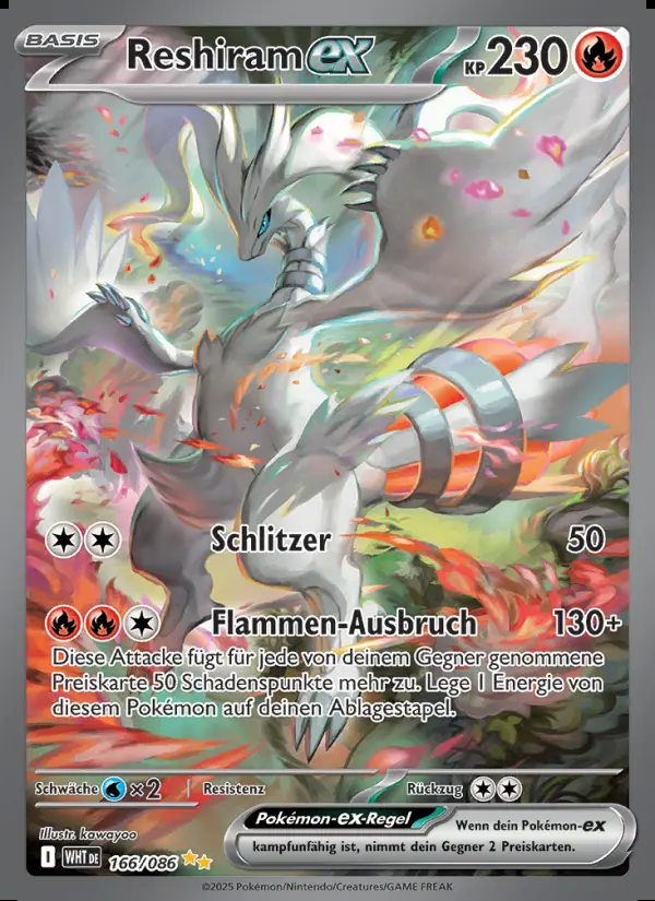 Image of the card Reshiram-ex