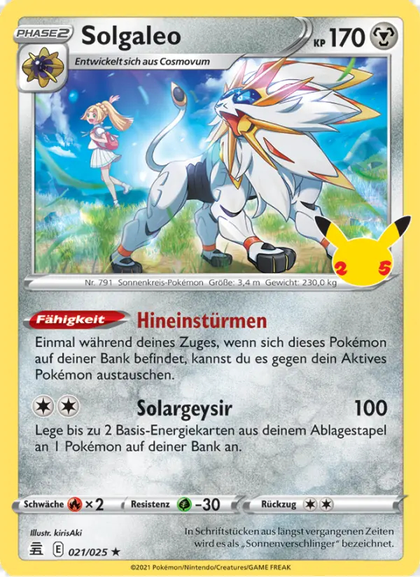 Image of the card Solgaleo