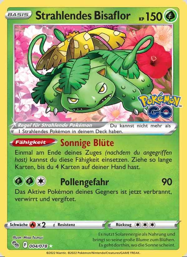 Image of the card Strahlendes Bisaflor