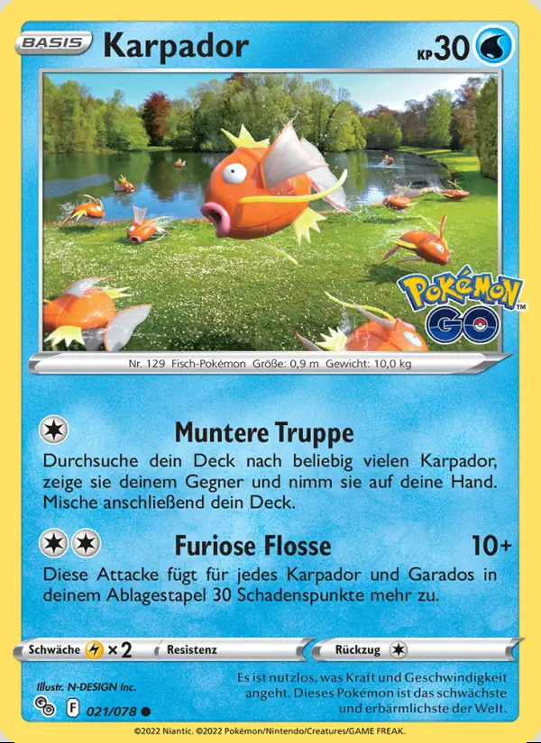 Image of the card Karpador
