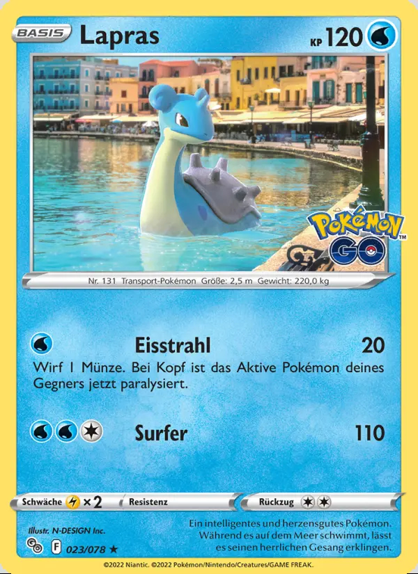 Image of the card Lapras