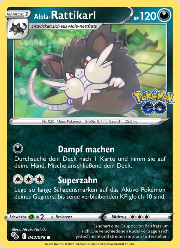 Image of the card Alola-Rattikarl