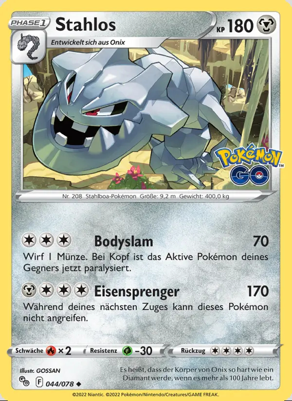 Image of the card Stahlos