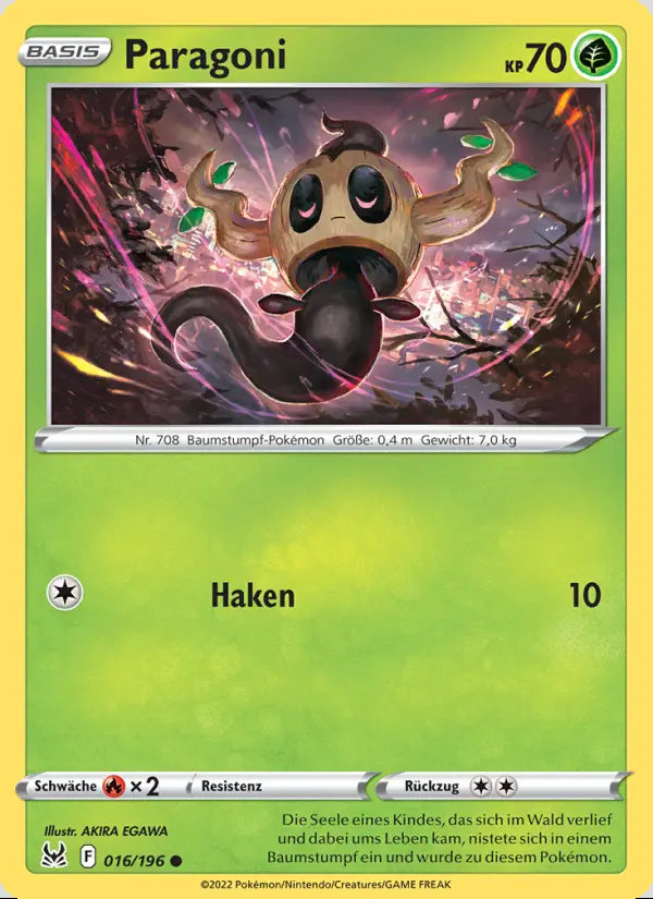 Image of the card Paragoni