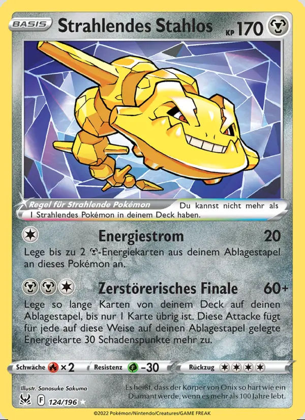Image of the card Strahlendes Stahlos