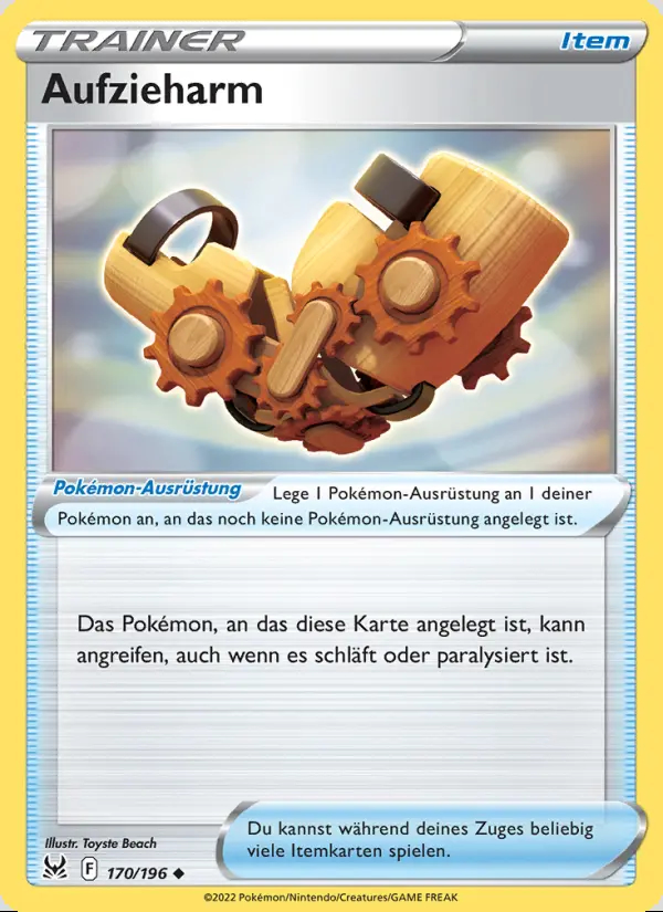 Image of the card Aufzieharm