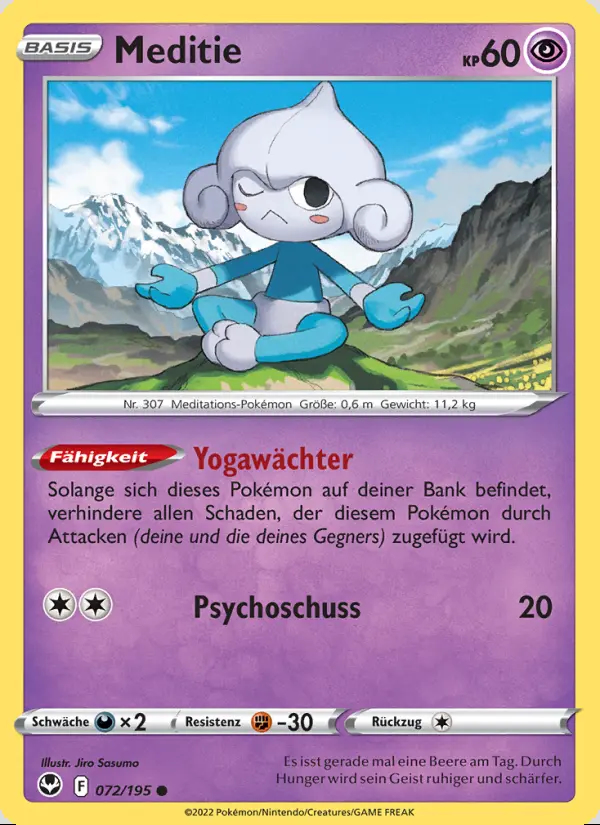 Image of the card Meditie