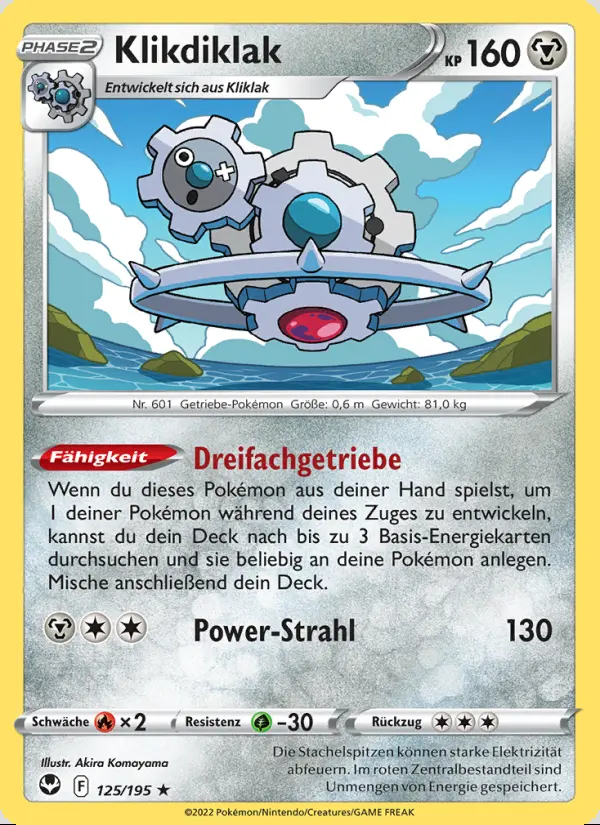 Image of the card Klikdiklak