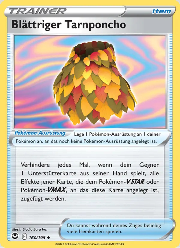 Image of the card Blättriger Tarnponcho