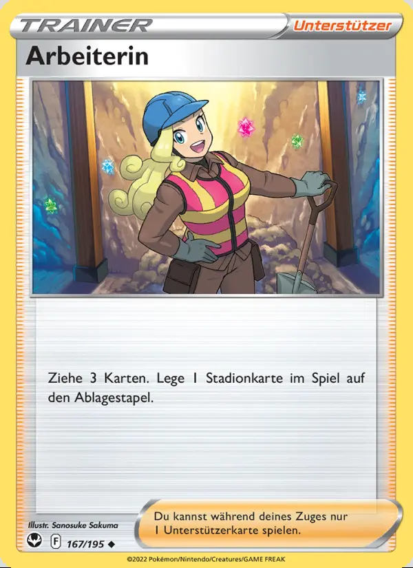 Image of the card Arbeiterin