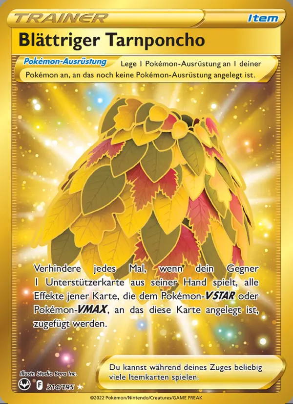 Image of the card Blättriger Tarnponcho