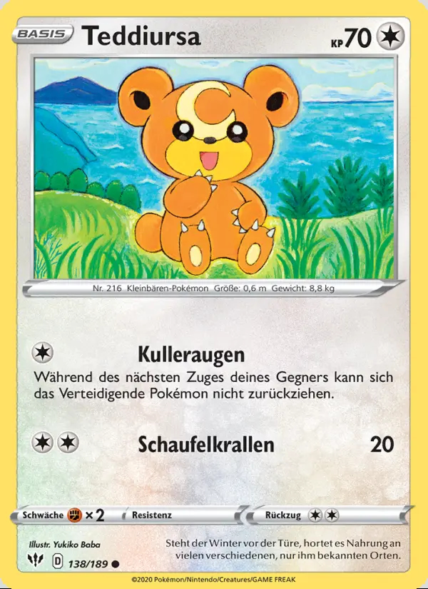 Image of the card Teddiursa