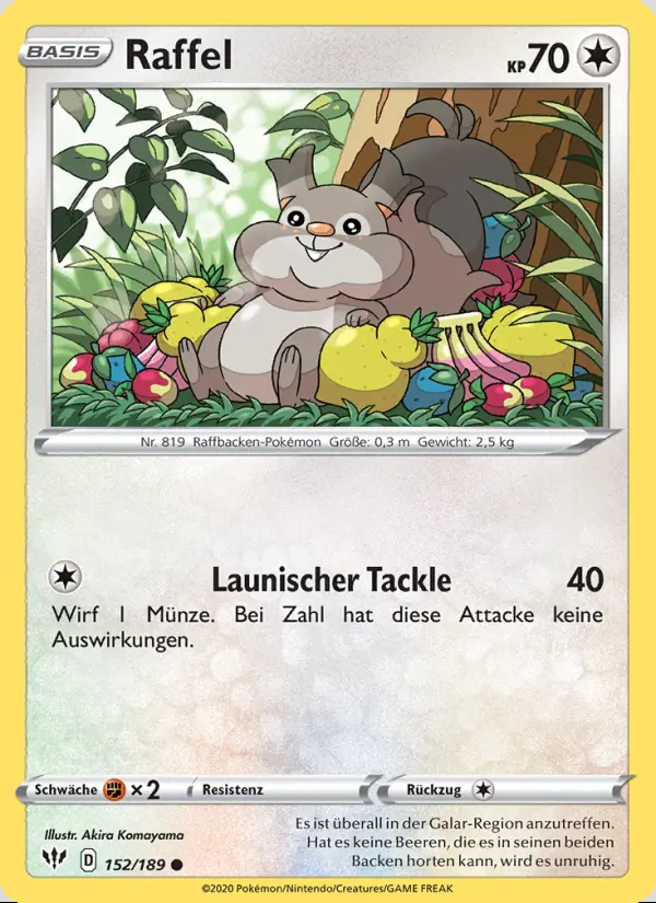 Image of the card Raffel