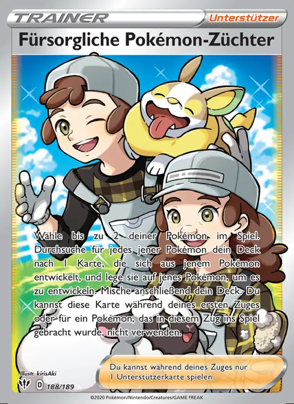 Image of the card Fürsorgliche Pokémon-Züchter