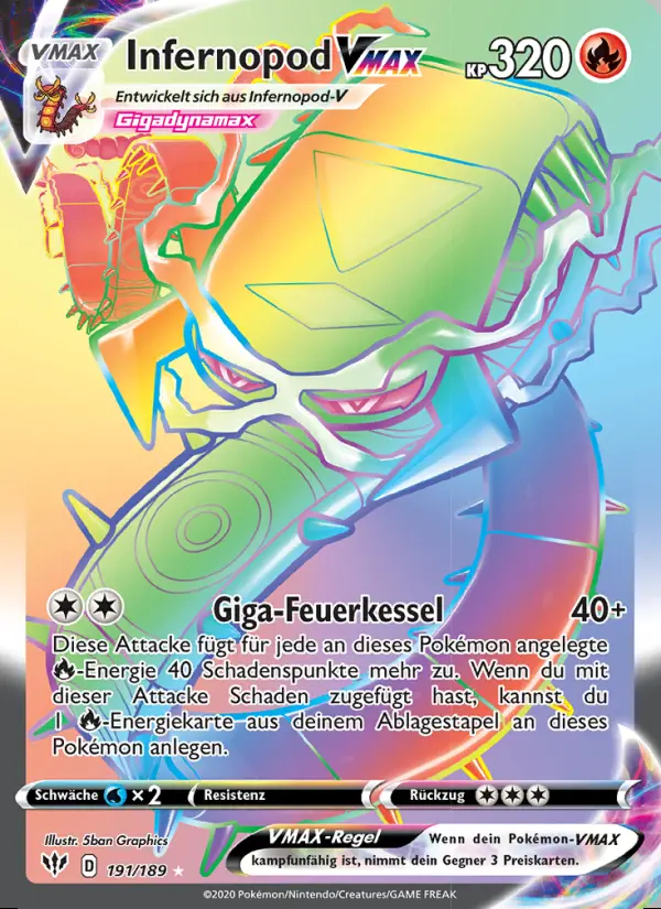Image of the card Infernopod VMAX