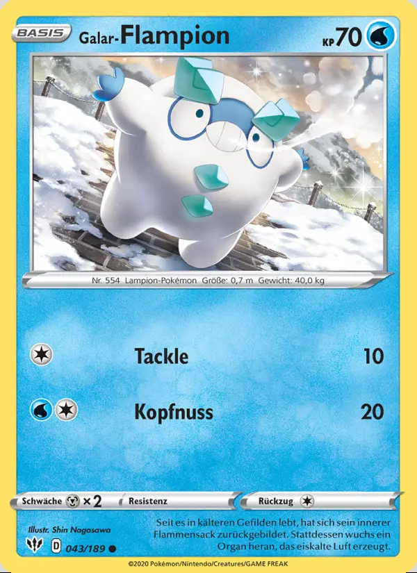Image of the card Galar-Flampion