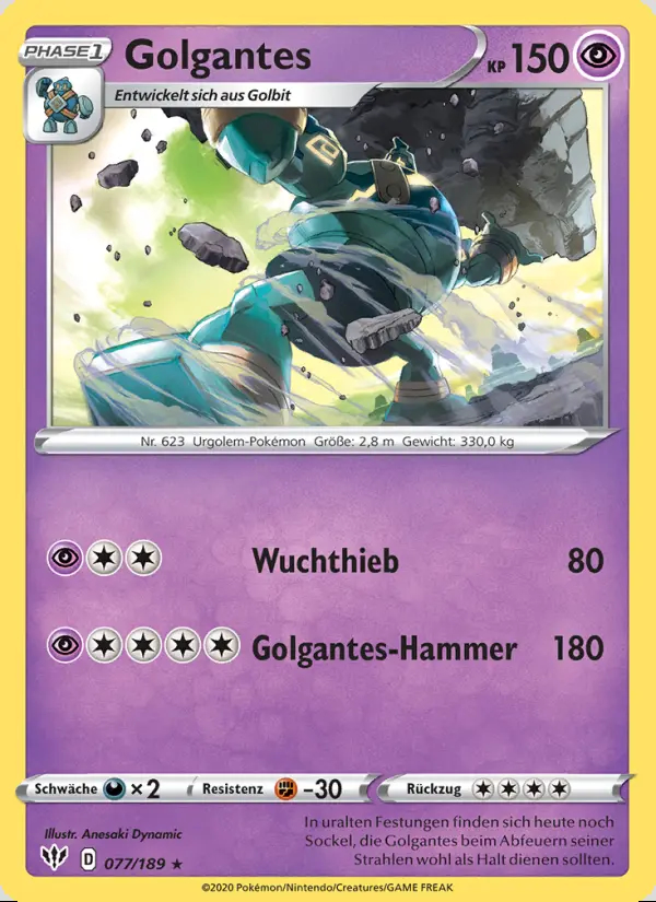 Image of the card Golgantes