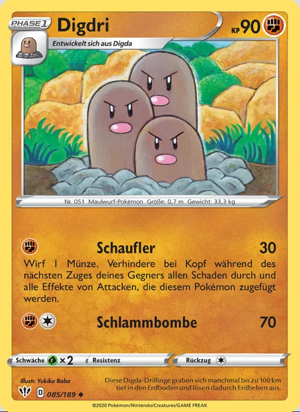 Image of the card Digdri