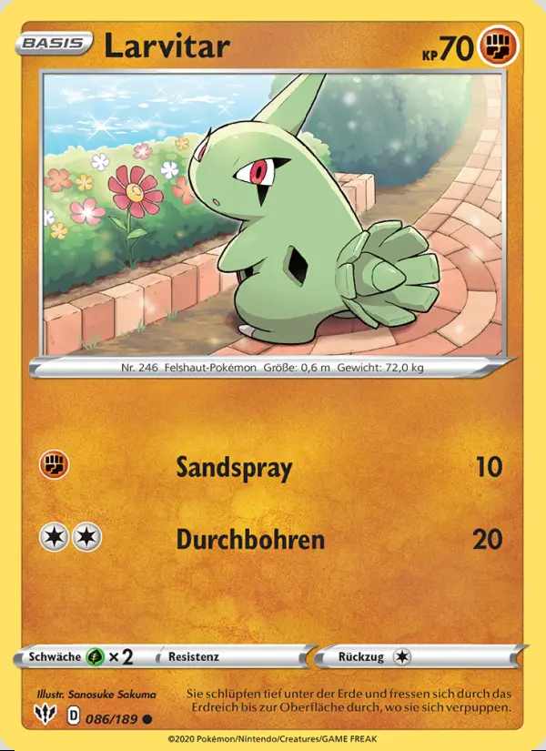 Image of the card Larvitar