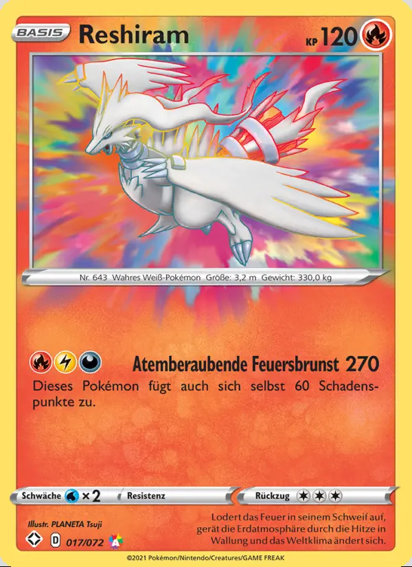 Image of the card Reshiram